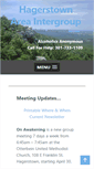 Mobile Screenshot of hagerstownaa.org